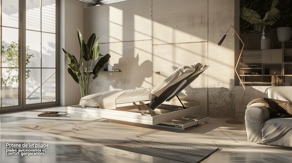 Potence de lit pliable : autonomie et confort garanties